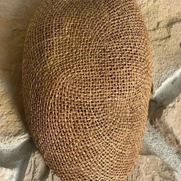 Wicker Look Hat Made with 100% Natural Fibers - Picture 6 of 8